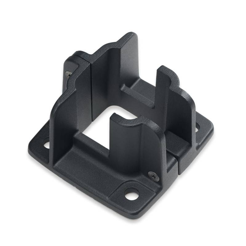 Kit clôture composite et aluminium sur platine L1.80m x H1m gris anthracite - Easy Clôture - Image 4