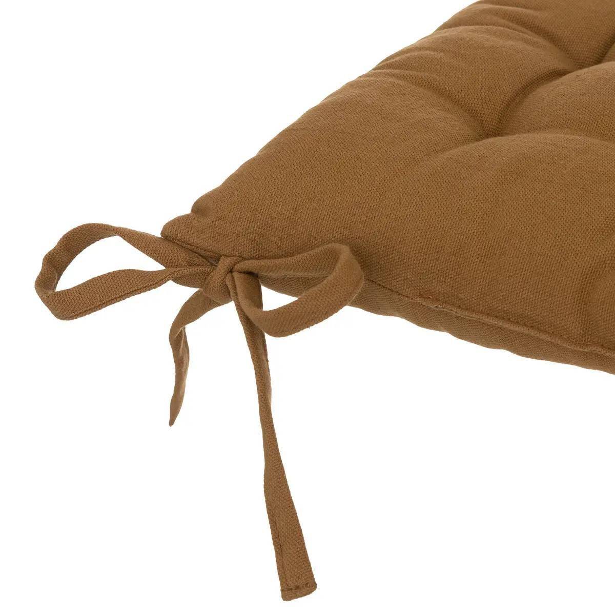 Atmosphera - Galette de Chaise "Loria" 38x38cm Cannelle - Image 2
