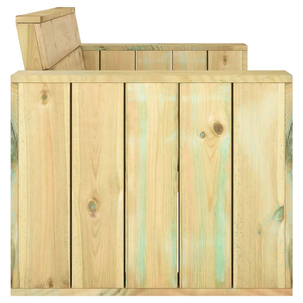 Maison Chic - Banc de jardin - Banc d'extérieur - Banquette 139 cm bois de pin imprégné - Image 4