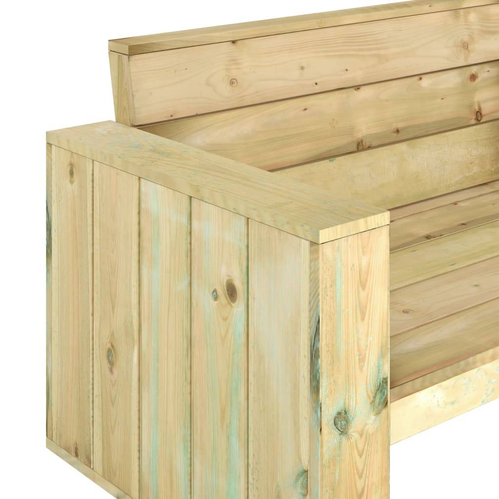Maison Chic - Banc de jardin - Banc d'extérieur - Banquette 139 cm bois de pin imprégné - Image 6