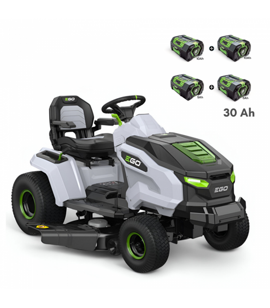 PACK 30Ah Tracteur de tonte électrique, largeur de coupe 107 cm, batteries et chargeur 1600W inclus - EGO TR4201E - Image 1