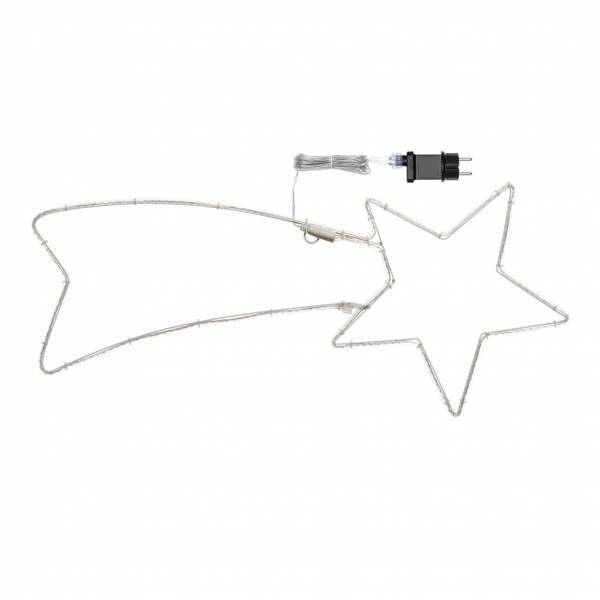 Lotti - Etoile filante lumineuse flash 240 led blanc chaud 80CM IP44 Lotti - Image 3