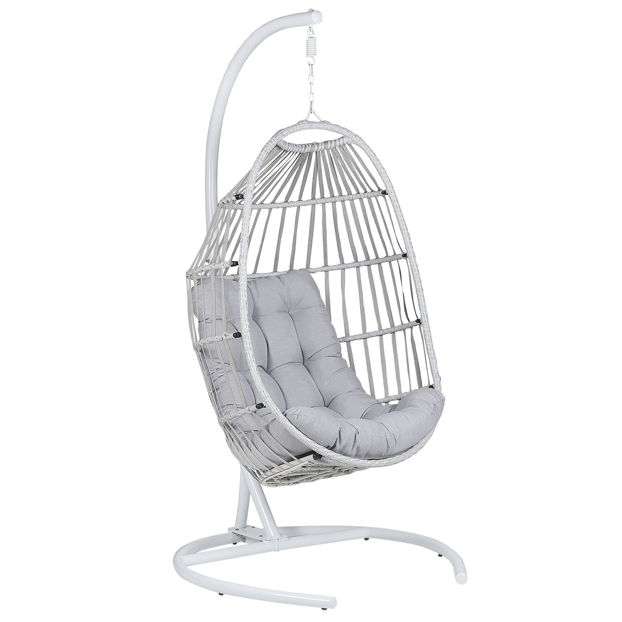 Beliani - Chaise porte-à-faux Tissu Gris clair SESIA - Beliani - Image 2