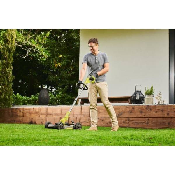 Ryobi - RYOBI - Tondeuse 3-en-1 18V ONE+ - Tondeuse / coupe-bordures / dresse-bord. - coupe 30 cm + batterie 2 Ah & charg. - RY18LMC30A- - Image 2
