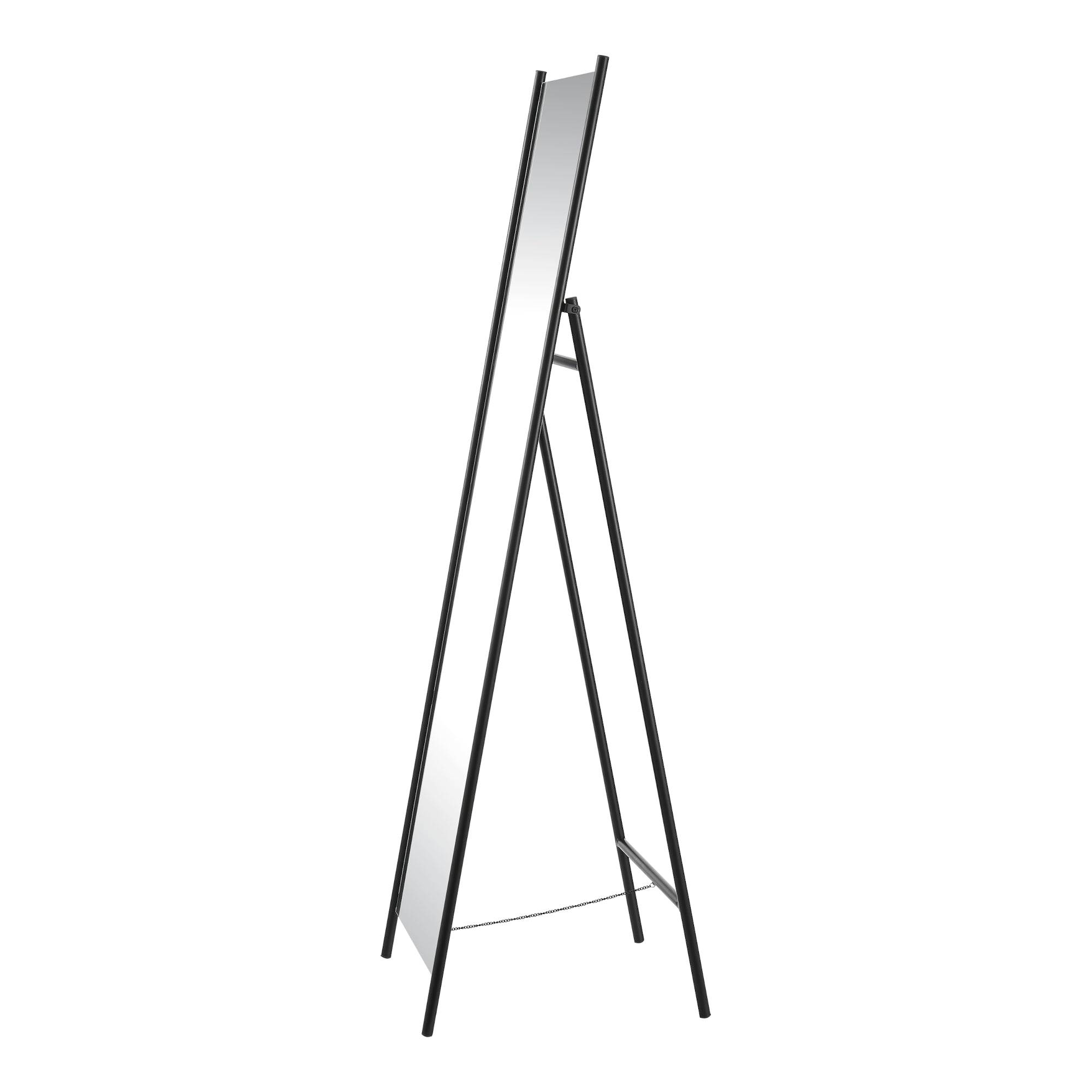 Helloshop26 - Miroir sur pied 160 x 43 x 49 cm noir - Image 5