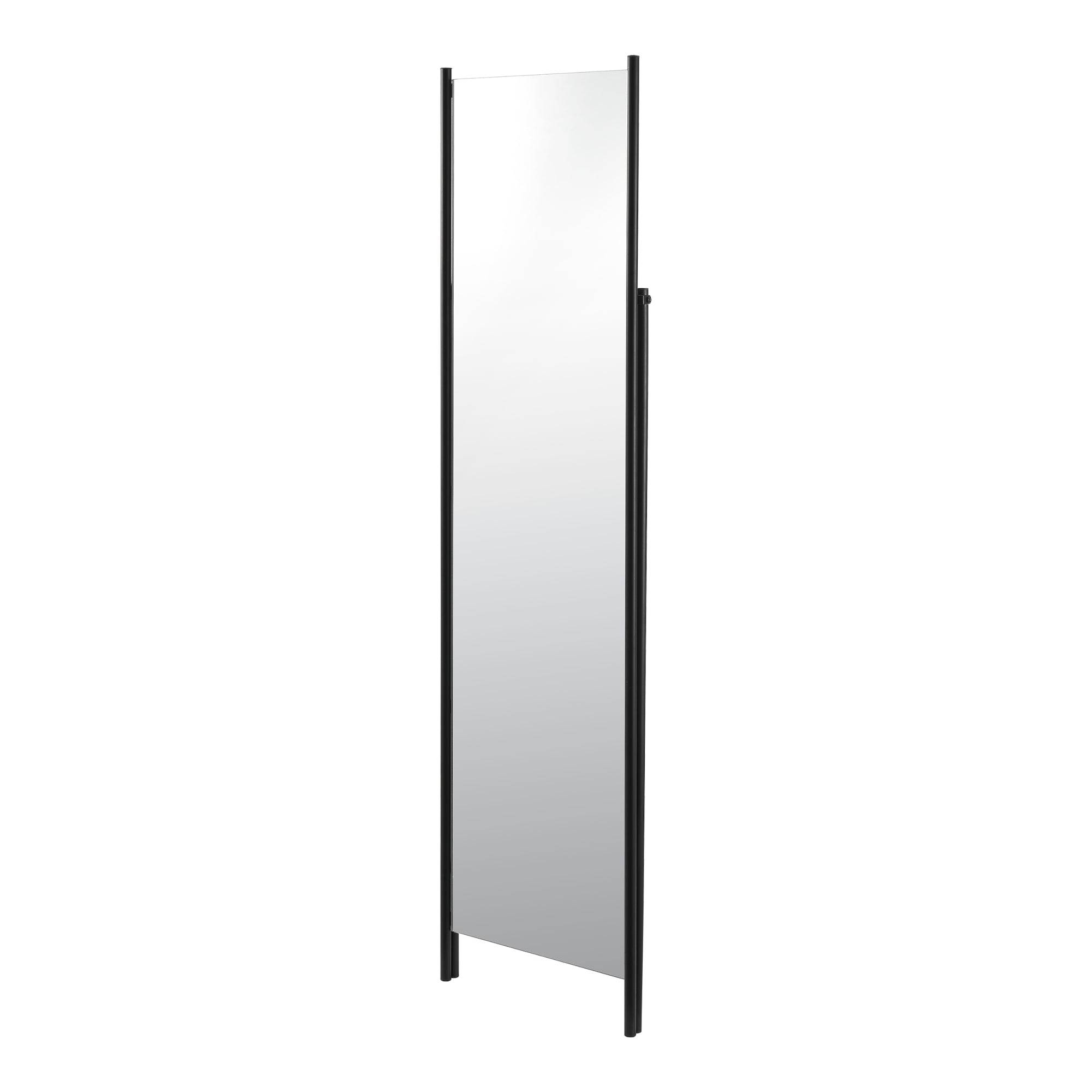 Helloshop26 - Miroir sur pied 160 x 43 x 49 cm noir - Image 3