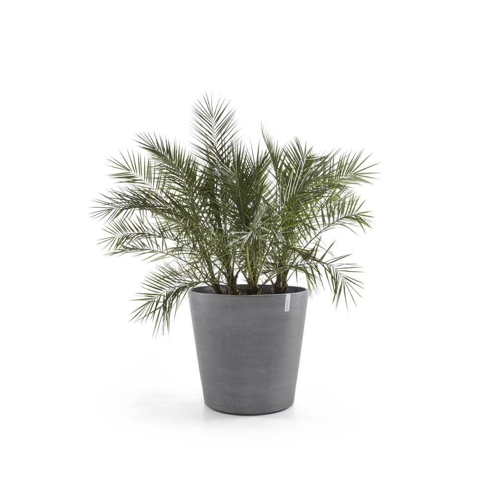 Ecopots - Grand pot sur roues Amsterdam 80 Gris - Ø 80 x H. 75 cm - 300 L ECOPOTS - Image 2