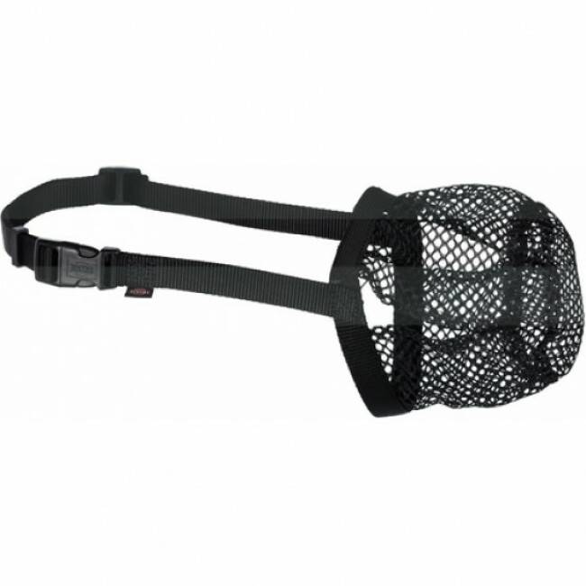 Trixie - Protection anti intoxication noire en polyester Trixie pour chien Taille L