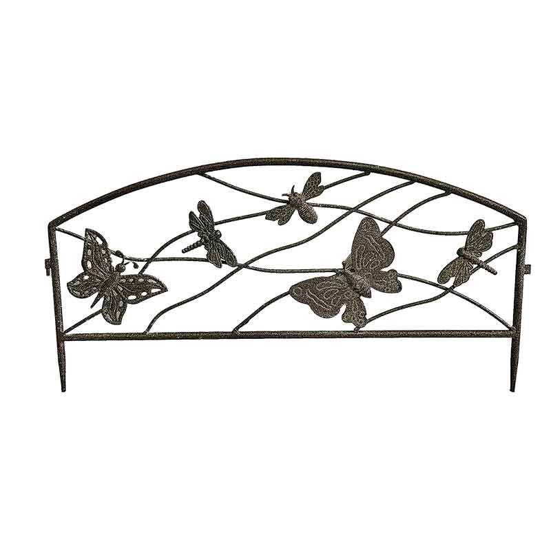 La Grande Prairie - Barrière jardinière papillons 51x1x26cm - Image 1