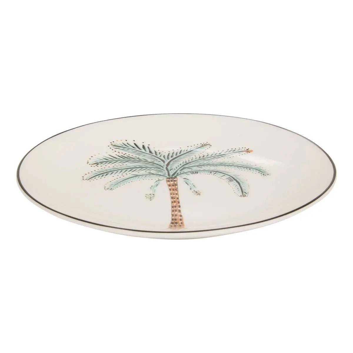 Lot de 6 Assiettes à Dessert "The Palm Resort" 19cm Multicolore - Image 2