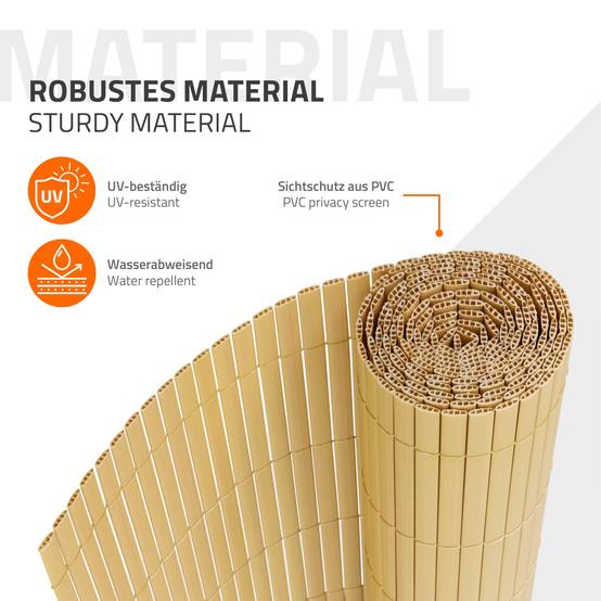 Natte Brise-Vue En Pvc Avec Serre-Câbles - Résistant Aux Intempéries Natte Brise-Vue En Pvc Avec Serre-Câbles - Résistant Aux Intempéries