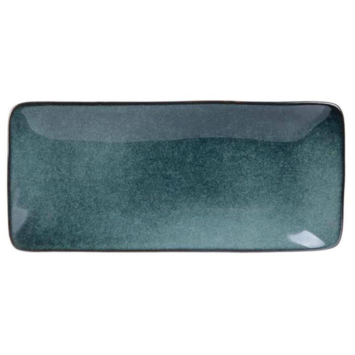The Home Deco Factory - Coupelle Rectangle "Au Grès du Temps" 22cm Bleu - Image 1