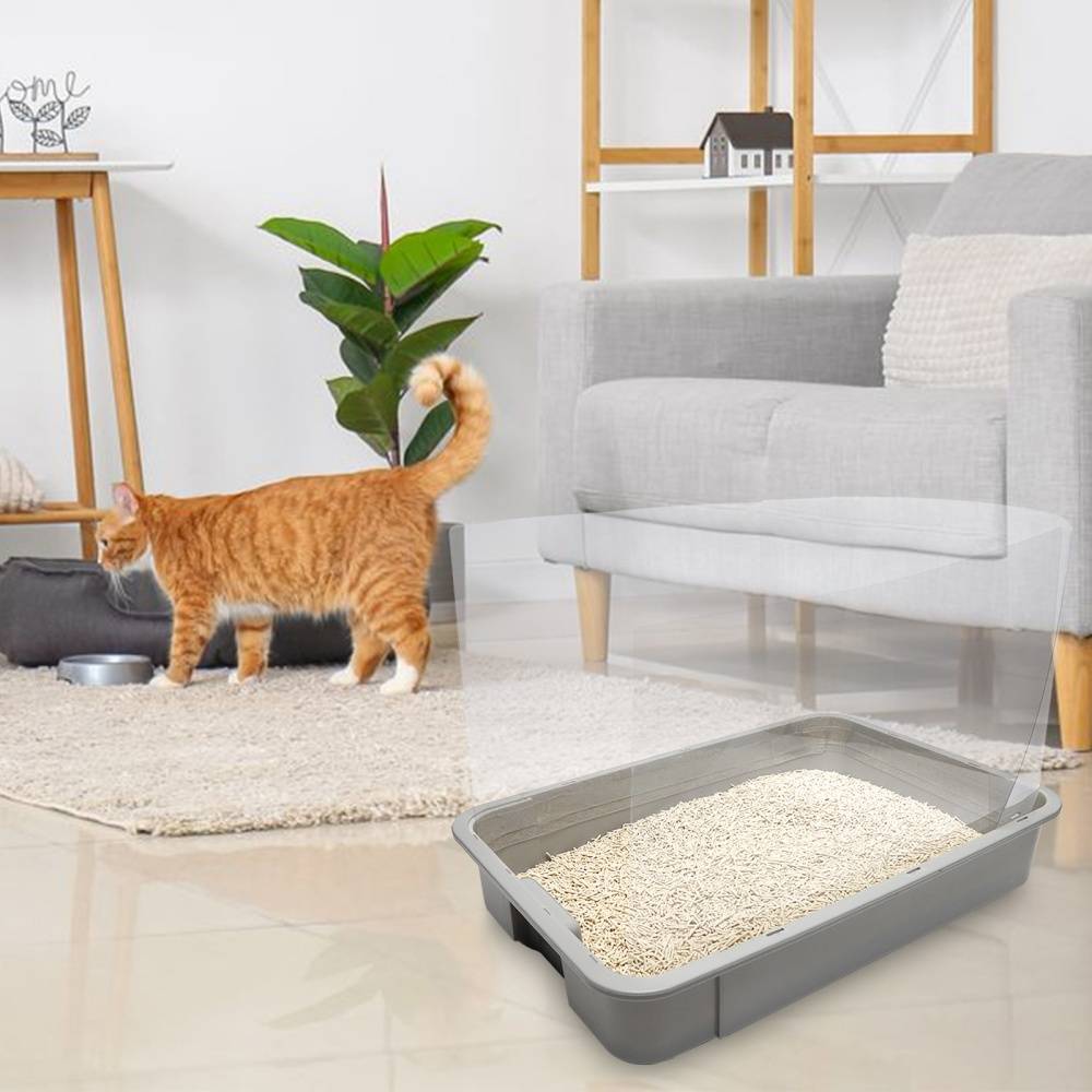 Lot de 3 Protections latérales pour bac à litière de chat IntiMeg - Image 5