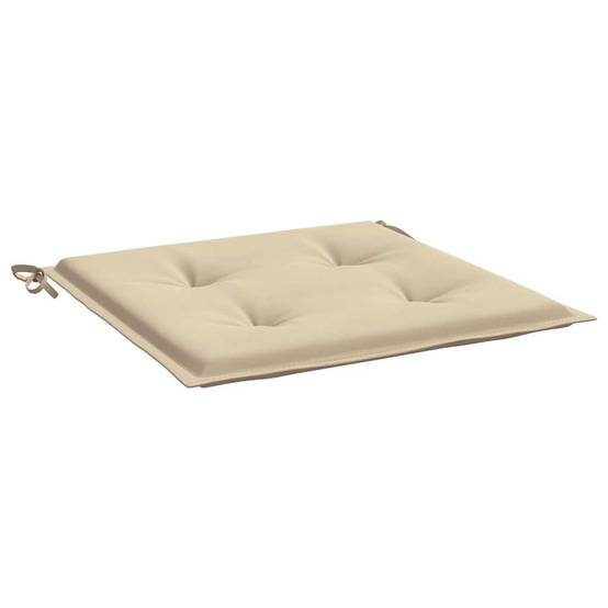 Lot de 6 Coussins de Siège Rembourrés Tissu Oxford pour Intérieur Extérieur Beige 50x50 cm – ComfortXL Outdoor Living - Image 5