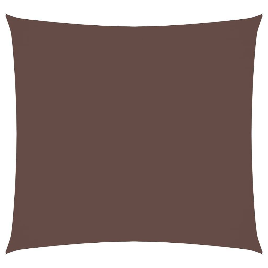 Voile de parasol - accessoire parasol - Tissu de remplacement pour parasol tissu oxford carré 3x3 m marron - MEUBLE PRO - Image 1