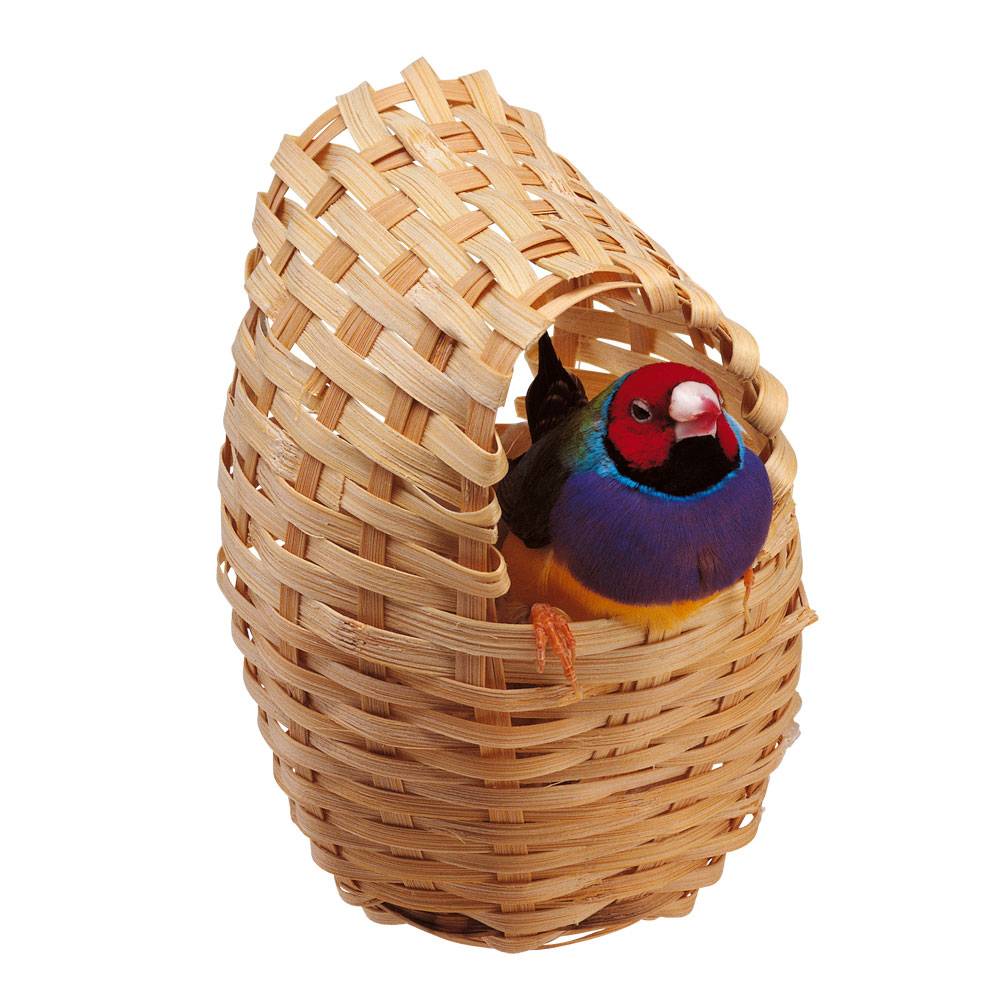 Ferplast - Accessoires pour cages à oiseaux Ferplast Nid PA 4452 en osier pour canaris - Image 2
