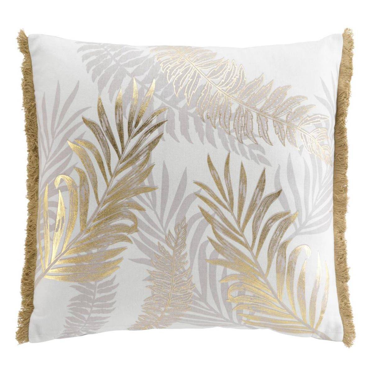 Coussin Déco Imprimé "Melisse" 50x50cm Multicolore - Image 1