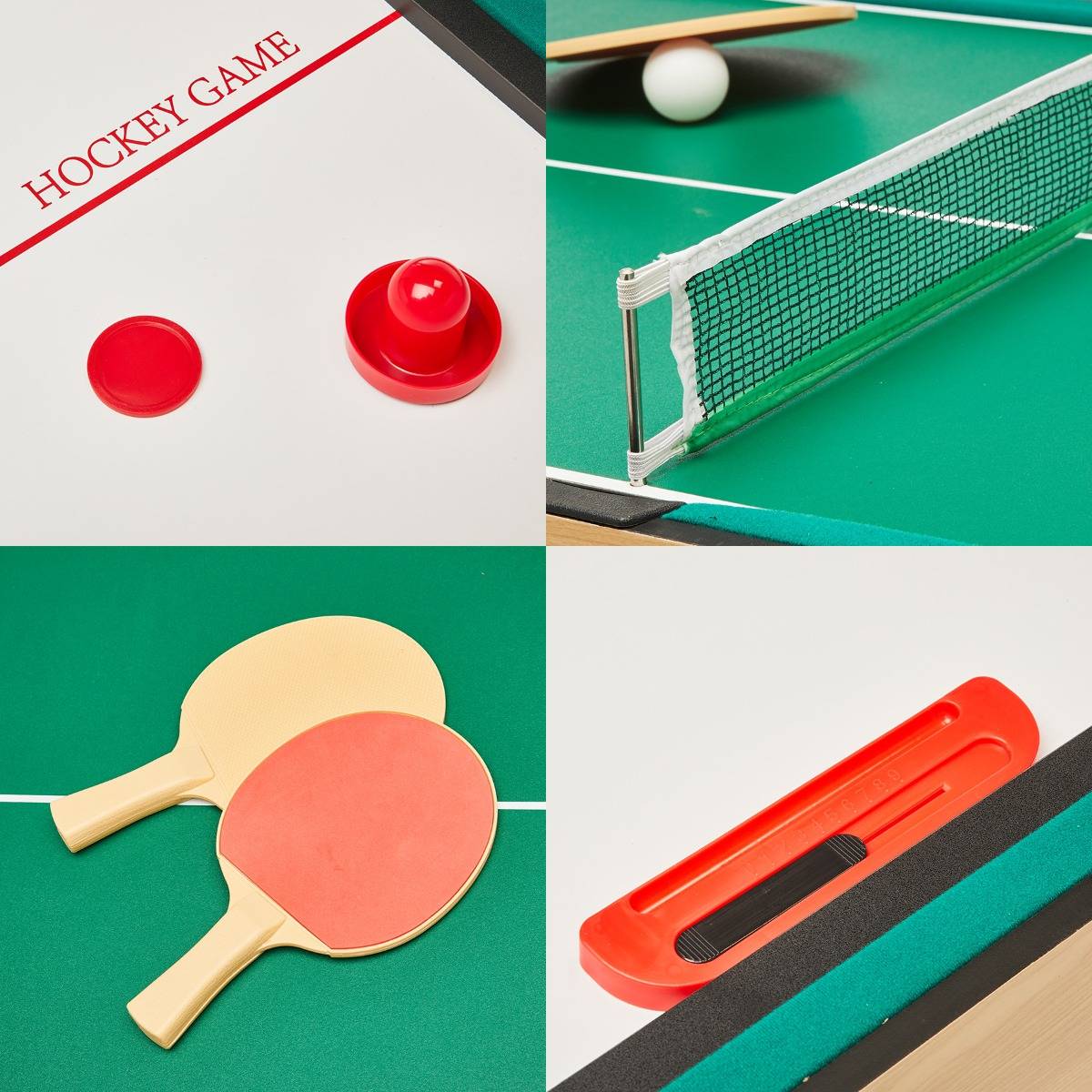 KANGUI Table multi jeux 4 en 1 pour toute la famille - Baby-foot - Billard - Ping Pong - Hockey KANGUI Table multi jeux 4 en 1 pour toute la famille - Baby-foot - Billard - Ping Pong - Hockey