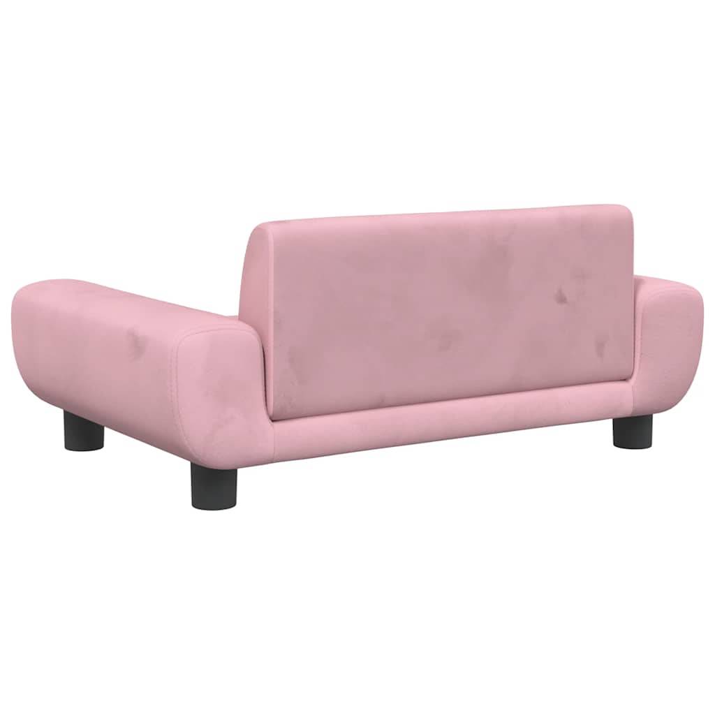 Vidaxl - Lit pour chien rose 70x45x33 cm velours vidaXL 171991 - Image 6