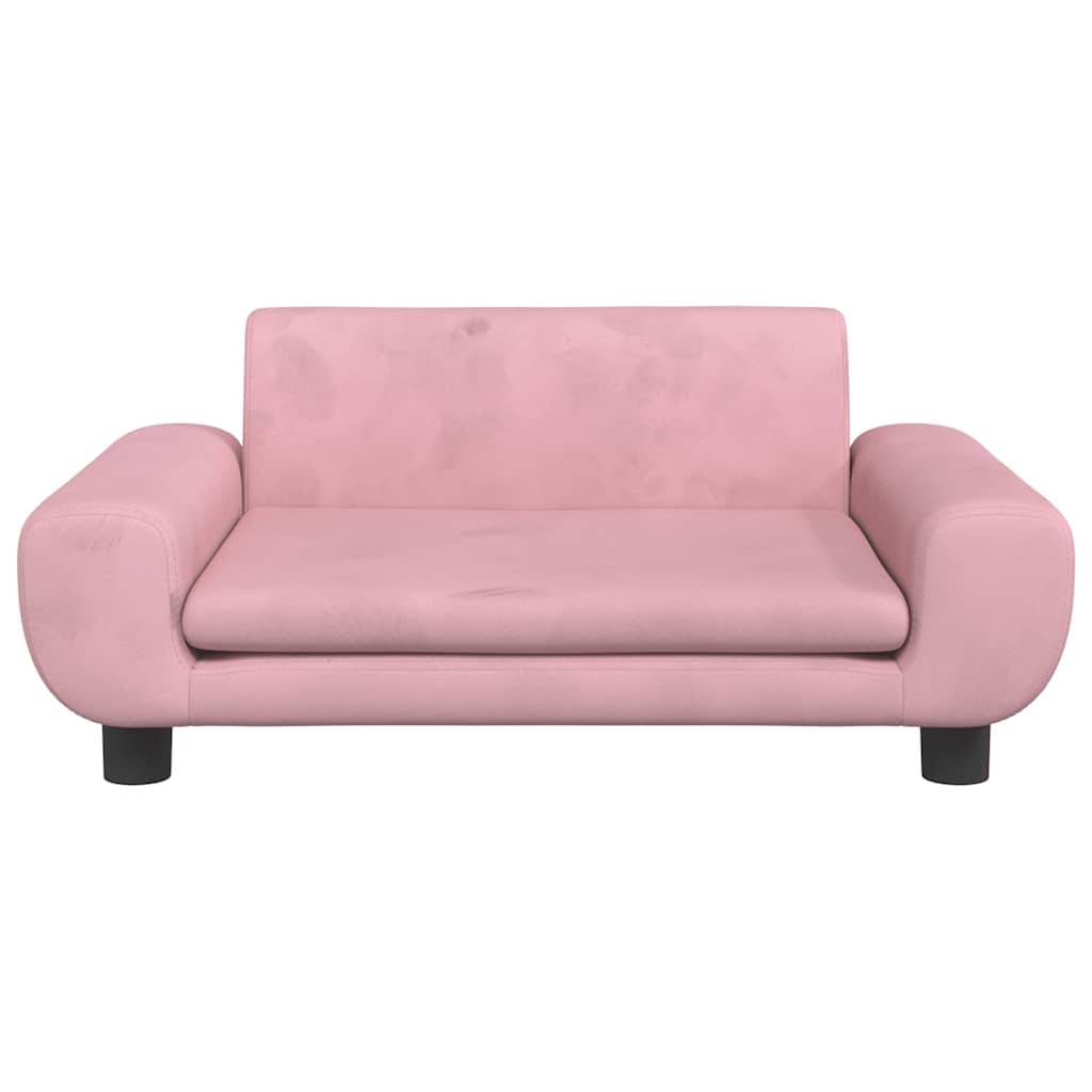 Vidaxl - Lit pour chien rose 70x45x33 cm velours vidaXL 171991 - Image 4