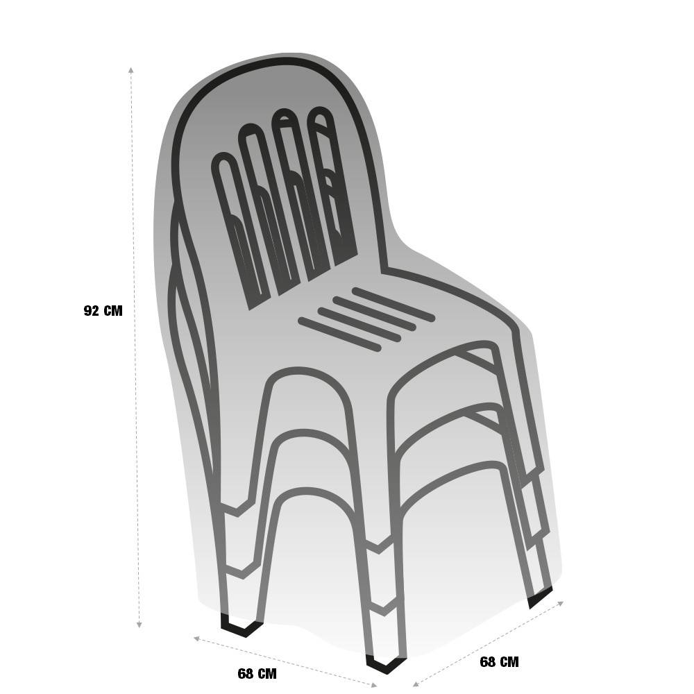 Terre Jardin - Housse de protection PVC chaise de jardin - extérieur - Image 4