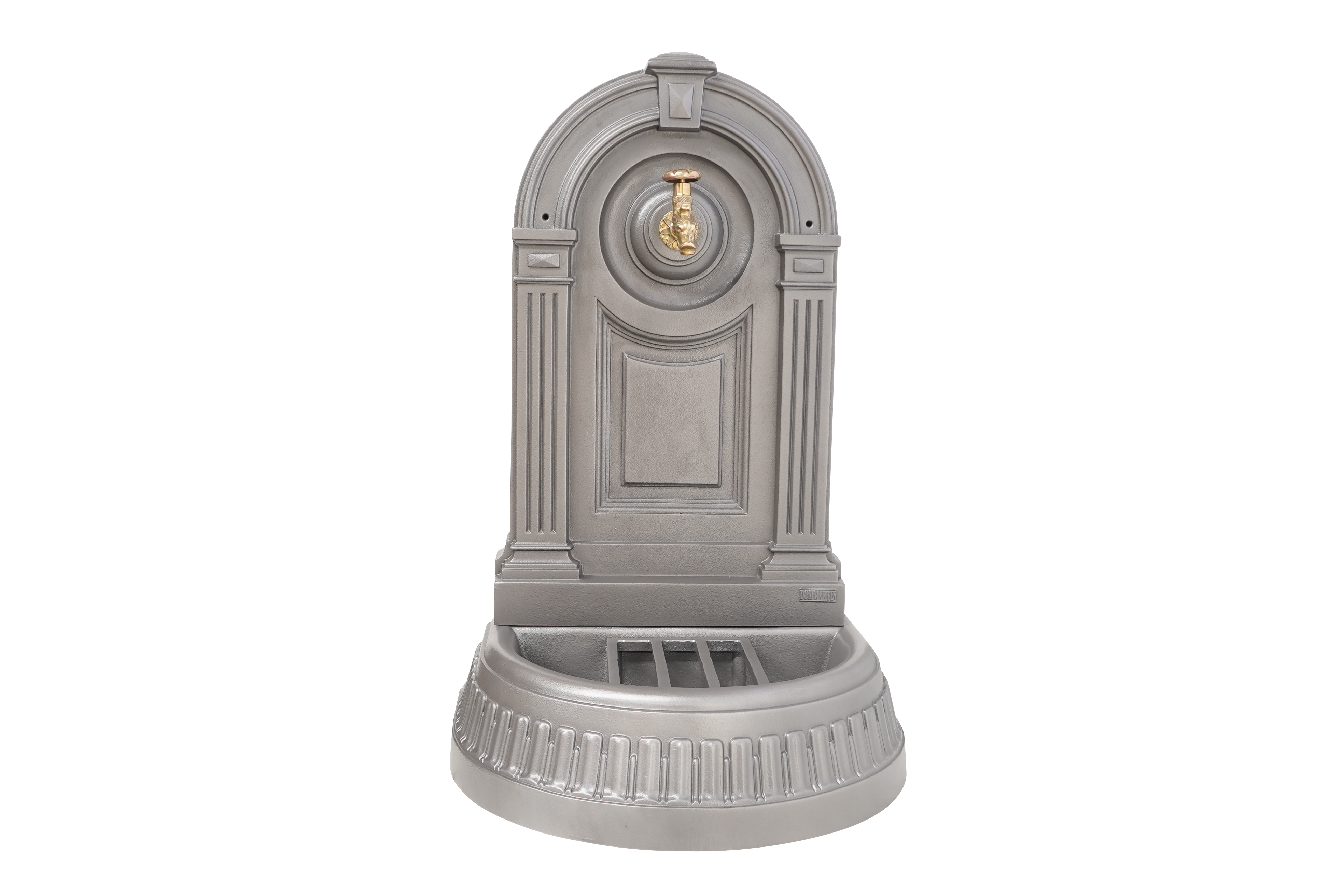 Fontaine empire gris 4111 avec robinet colvert Dommartin H. 98cm X L. 45cm - Image 1