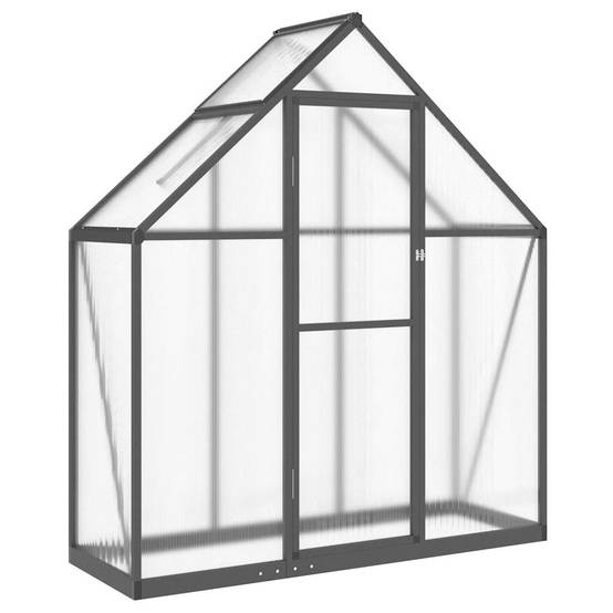 Serre de jardin 0.98m² - Serre de culture avec cadre de base anthracite 169x58x195 cm aluminium MAISON CHIC - Image 1