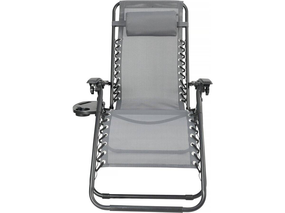 Fauteuil De Jardin Relax Zéro Gravité "sintra" - Gris -habitat Et Jardin - Image 4