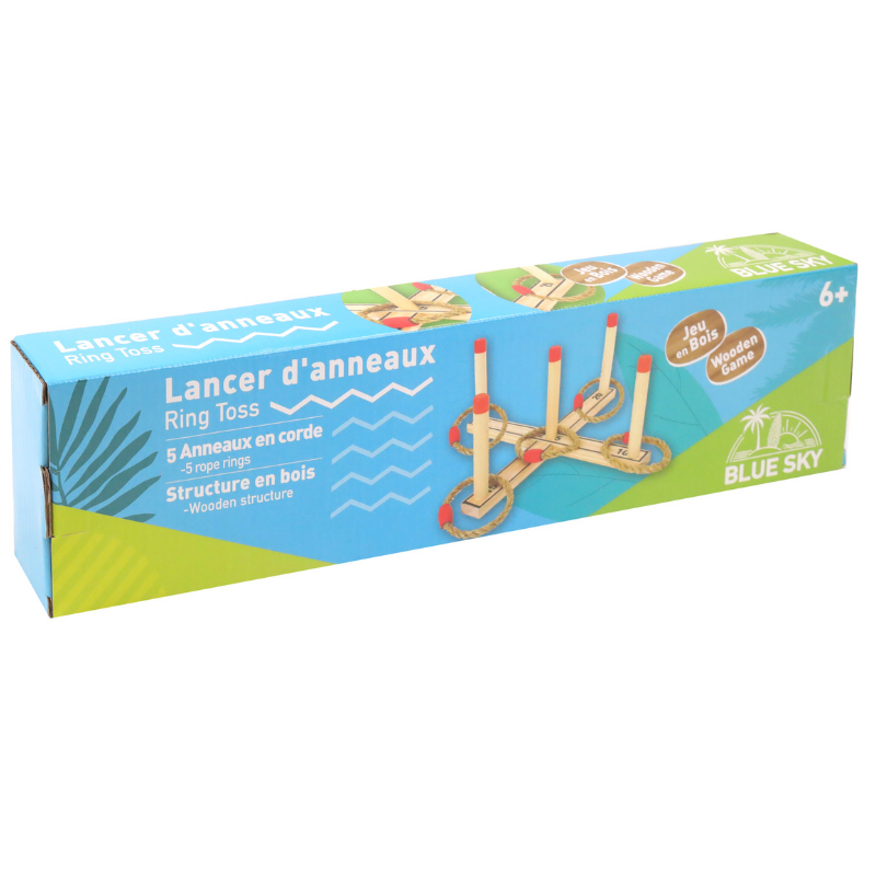 Mgm - Jeu de lancer en bois 5 anneaux - Mgm - Image 2