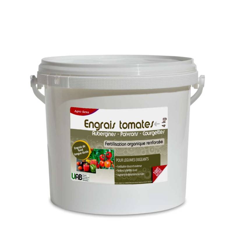 Engrais tomates et légumes du soleil - Agro Sens - Seau 4 kg - Image 1