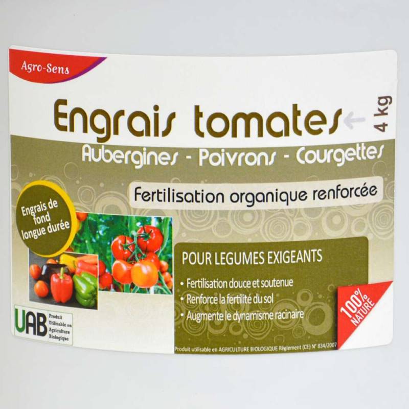 Engrais tomates et légumes du soleil - Agro Sens - Seau 4 kg - Image 2