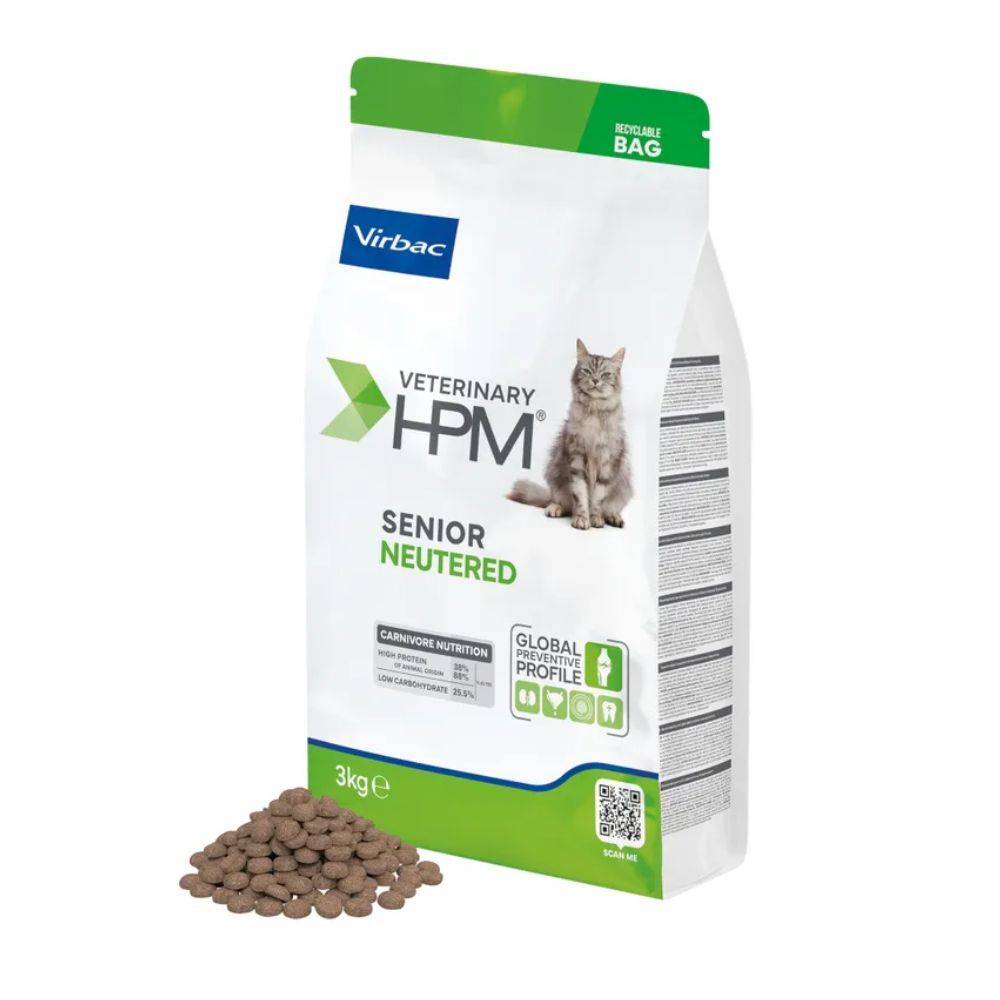 CROQUETTES CHAT VETERINARY HPM CAT SENIOR NEUTERED - VIRBAC 3 kg - Image 2