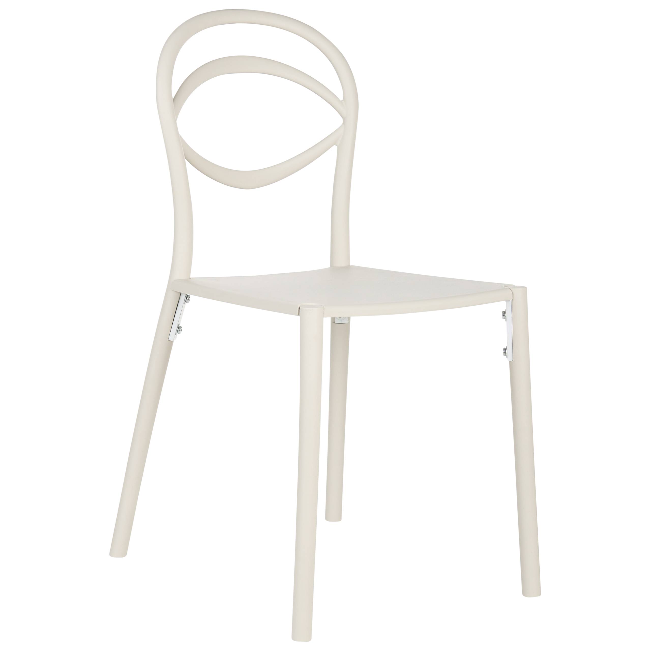 Beliani - Chaise de jardin Polypropylène Blanc cassé COVOLO - Beliani - Image 3