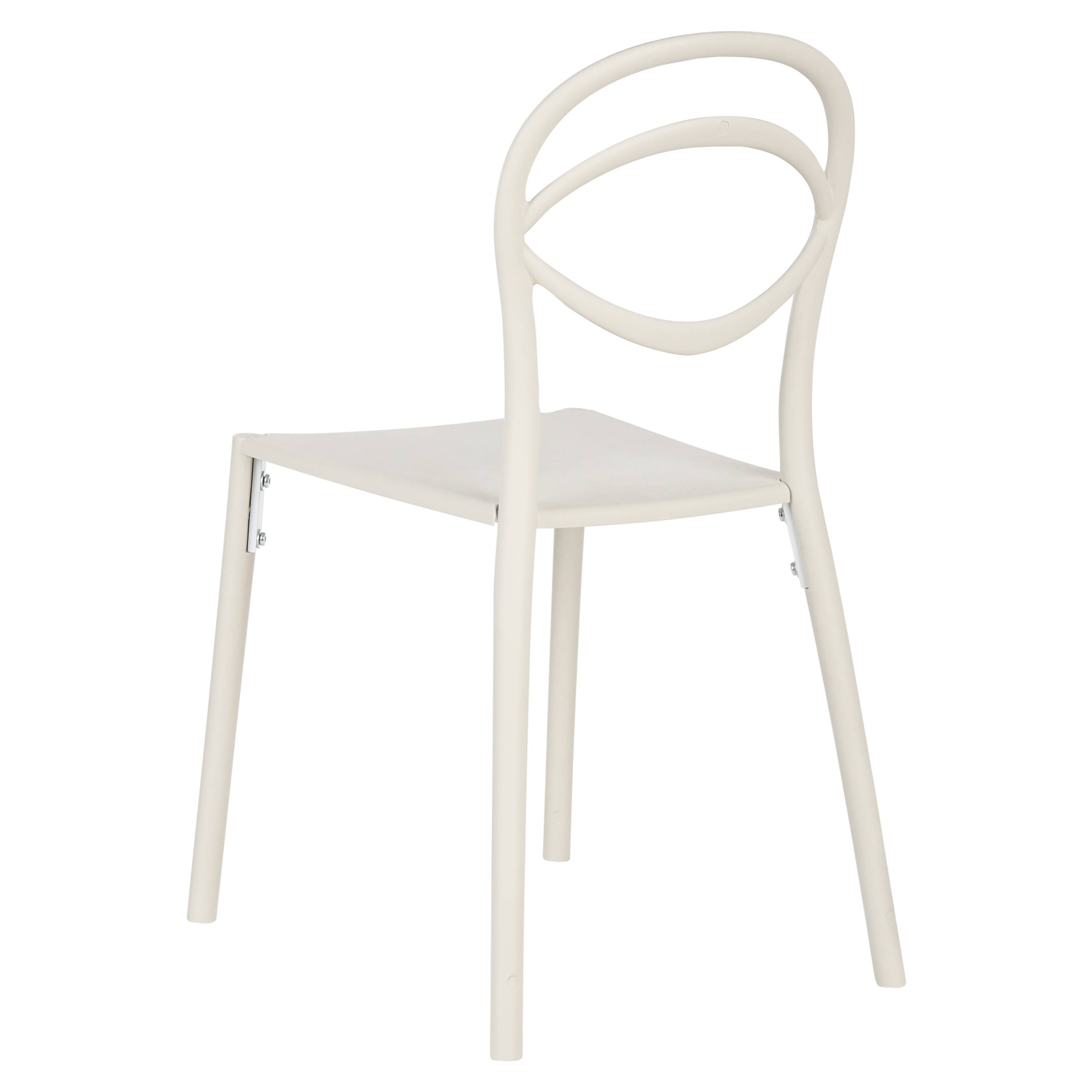 Beliani - Chaise de jardin Polypropylène Blanc cassé COVOLO - Beliani - Image 5
