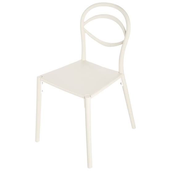 Beliani - Chaise de jardin Polypropylène Blanc cassé COVOLO - Beliani - Image 6