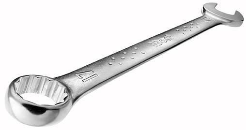 Clé mixte BOST - Tête polygonale 12 pans 49 mm et tête à  fourche Ø32 mm - 692451