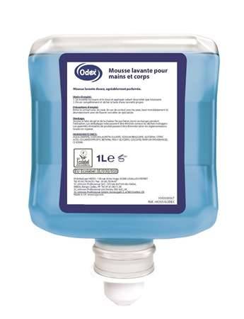 Mousse lavante mains corps recharge de 1L - Lot de 2 Colis de 6 - Sc Johnson Professional