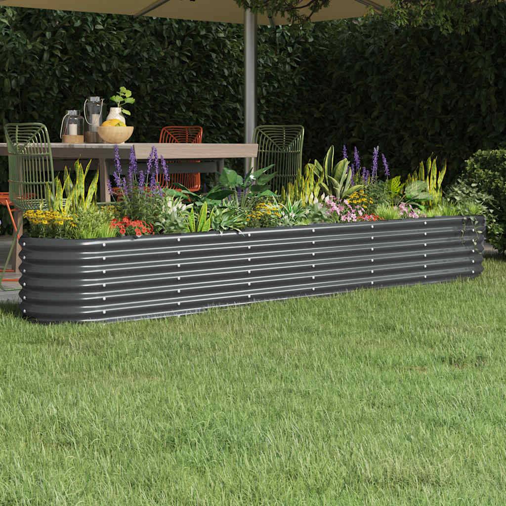 Support pot & bac acier anthracite  260 x 40 x 36 cm  - Prolenta premium p339.8 - Image 2