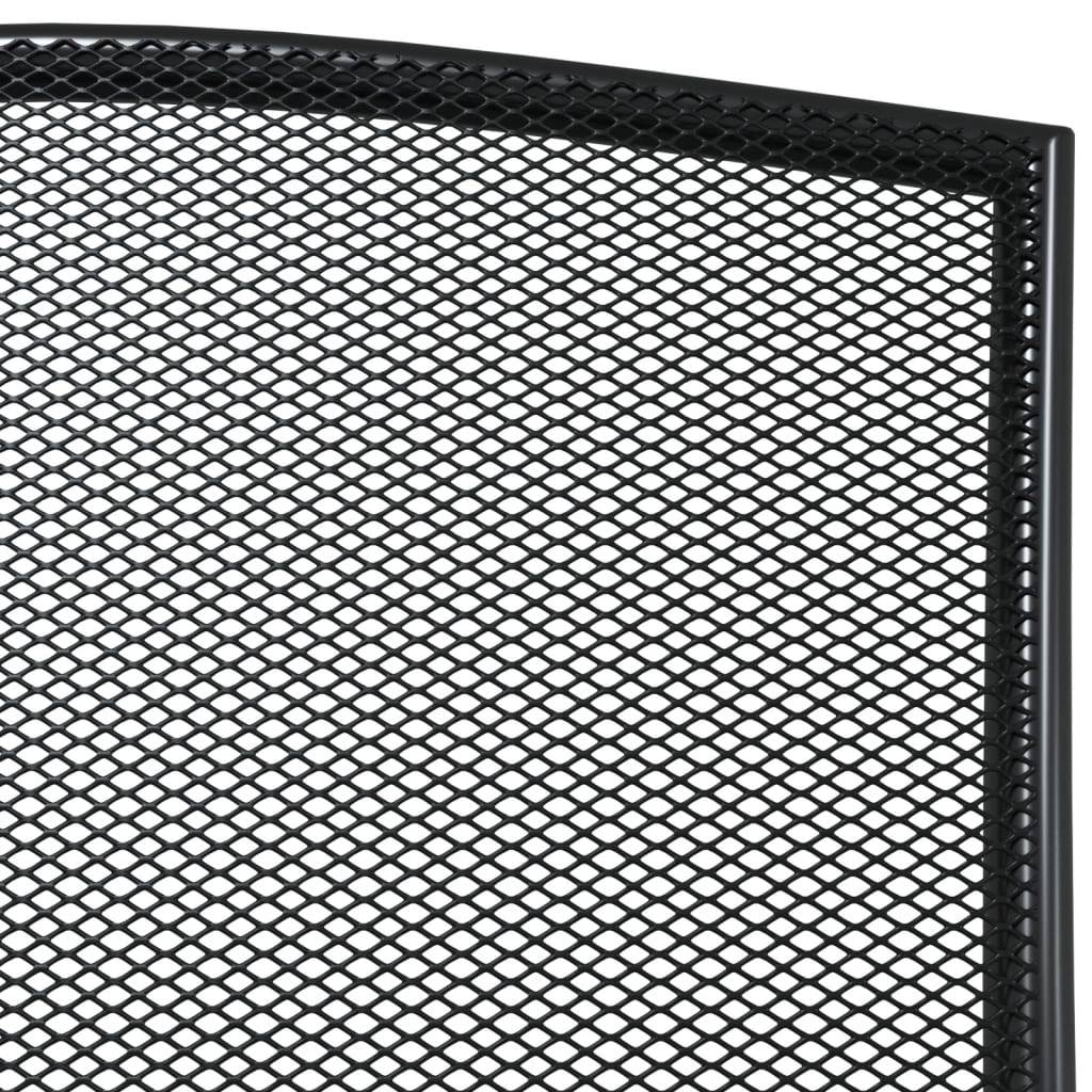 Ensemble Table et Chaises de Jardin 4 Places Acier Traité Grande Table 165cm et Chaises Empilables Anthracite – ComfortXL Outdoor Living - Image 6