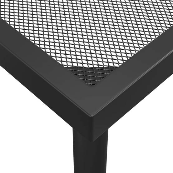 Ensemble Table et Chaises de Jardin 4 Places Acier Traité Grande Table 165cm et Chaises Empilables Anthracite – ComfortXL Outdoor Living - Image 8