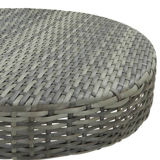 Ensemble de bar de jardin 3 pcs | Mobilier d'extérieur et coussins Résine tressée Gris Maison Chic - Image 6