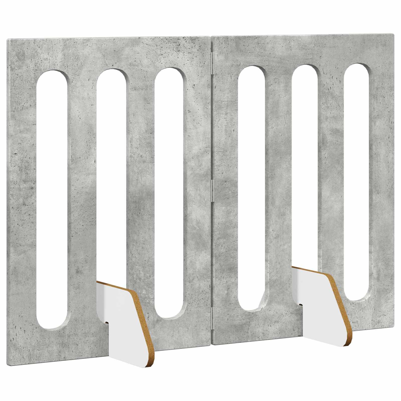 PANGIVO - Clôture pour animaux bois d'ingénierie gris béton 100.5 x 38 x 70 cm - PANGIVO - Image 3