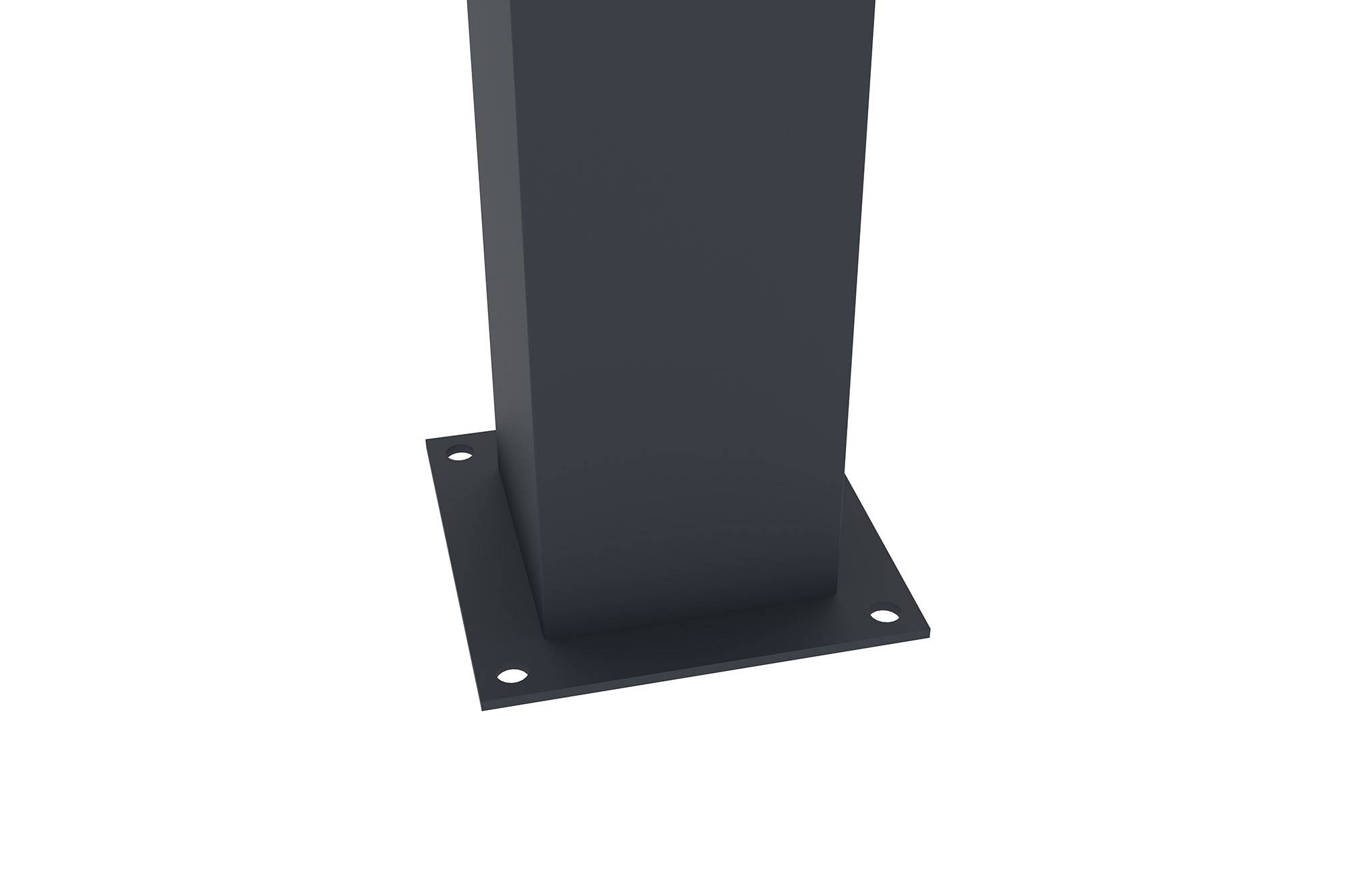 CASANOOV - Casanoov Lot de 10 clôtures aluminium VOGEL 1,9m H.170  cm Gris Anthracite - Image 8