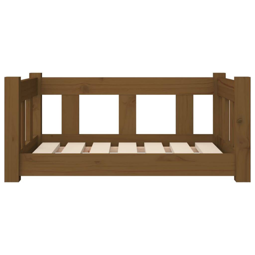 Vidaxl - Lit pour chien Marron miel 65,5x50,5x28 cm Bois de pin solide vidaXL 820190 - Image 5