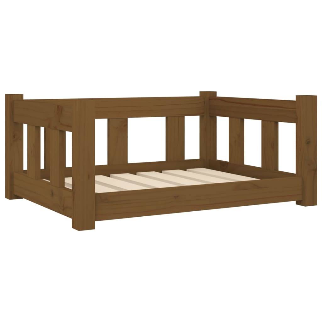 Vidaxl - Lit pour chien Marron miel 65,5x50,5x28 cm Bois de pin solide vidaXL 820190 - Image 2