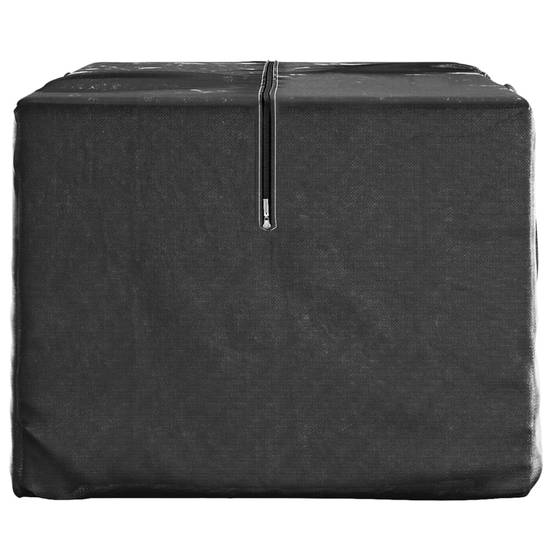 Sacs de rangement pour sapin de Noël polyéthylène noir 150 x 75 x 75 cm - PANGIVO - Image 5