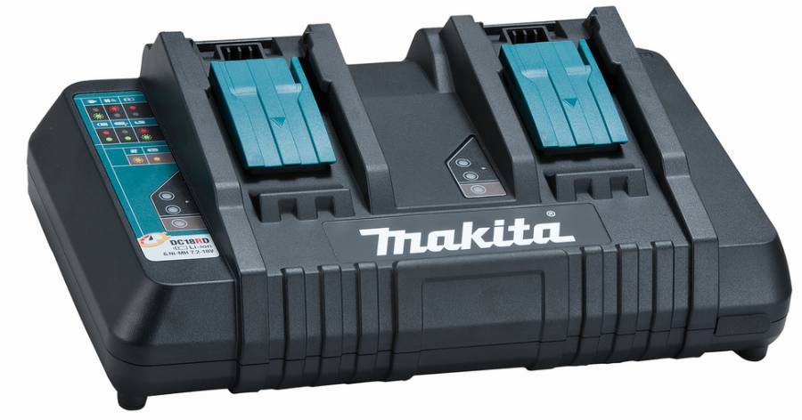 Chargeur double rapide 14.4V à 18V - DC18RD - MAKITA - 196933-6 - Image 1
