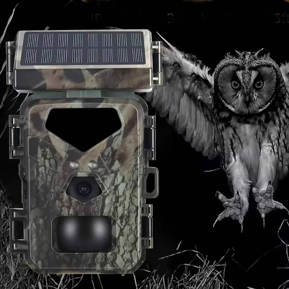Caméra Solaire Night Vision 20MP - Détection Rapide & Autonome - Image 4