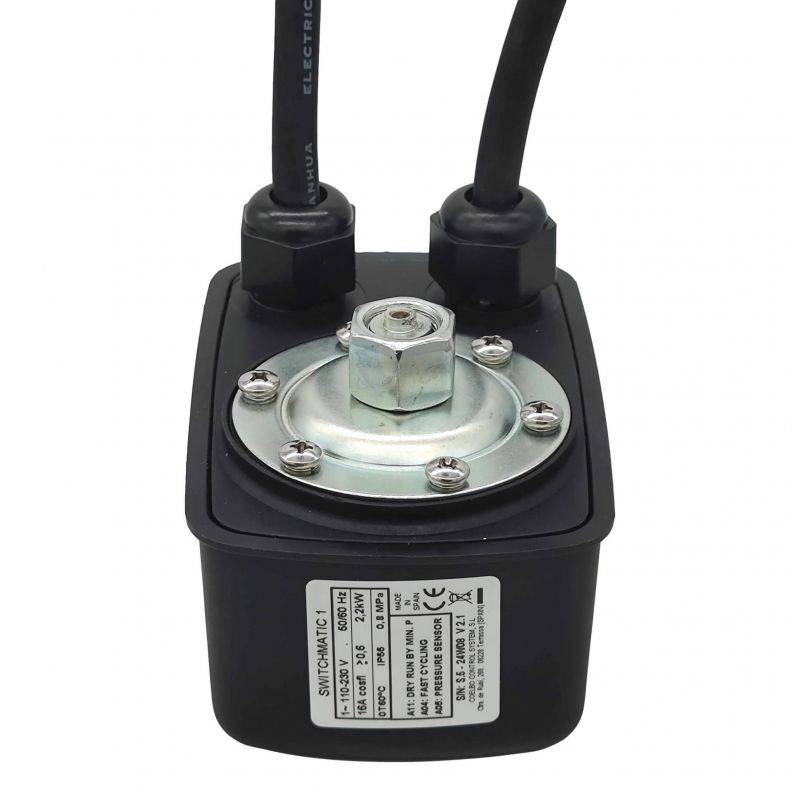 Pressostat électronique SWITCHMATIC1 avec protection manque d'eau - 0 à 8 bars - 16A - Image 5