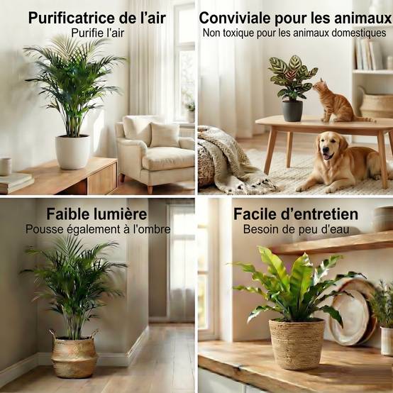 0 - Plantes Purificatrices avec Panier - Set 12 - Ø12 cm - 30-40 cm - Image 5